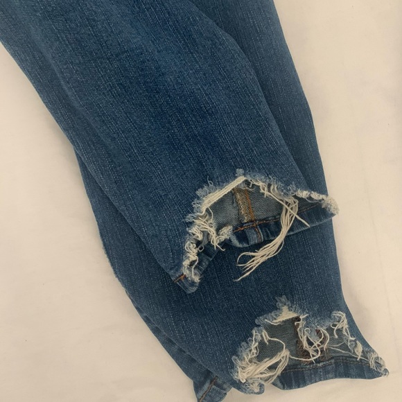 Torrid ankle skinny factory distressed jeans size 16R - Picture 10 of 12